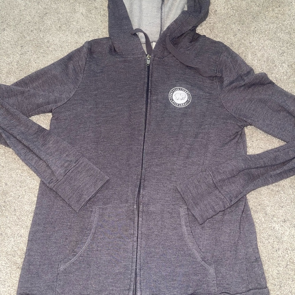 Ivory Ella Zip Up Hoodie Jacket Lavender Purple Size Small - Picture 3 of 7